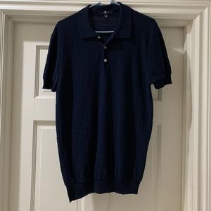 7 For All Mankind Polo Shirt Medium